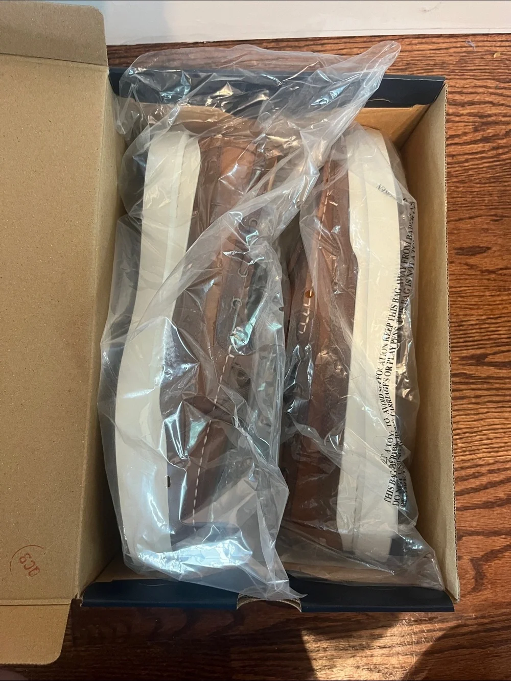 Cole Haan Tan Suede Boat Shoes with Shearling Lining